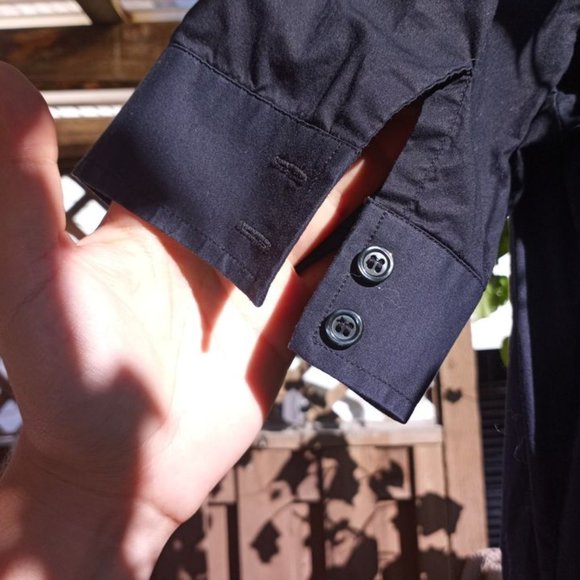 Talula Babaton Navy Blue Short Sleeve Cotton Dress, Aritzia size Medium - Picture 2 of 5